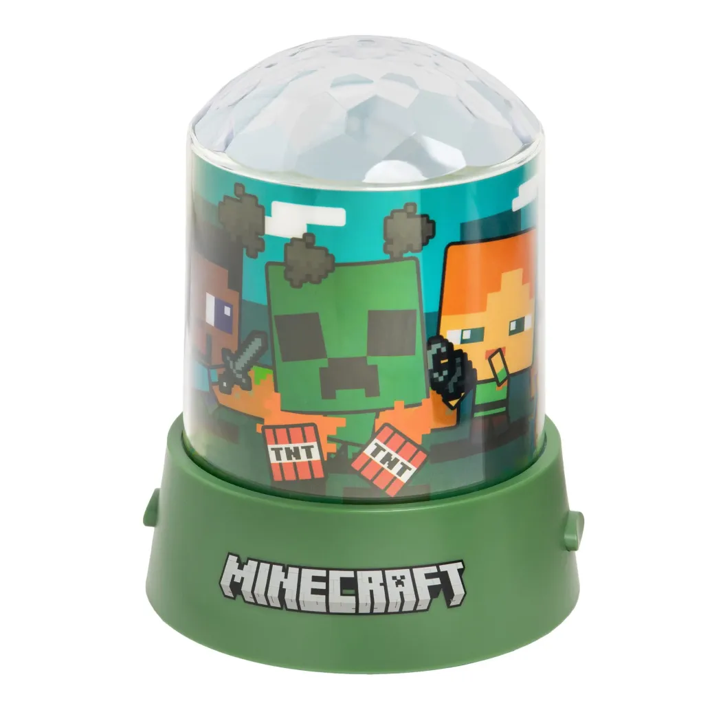 Minecraft Party Projektionsleuchte 13 cm  