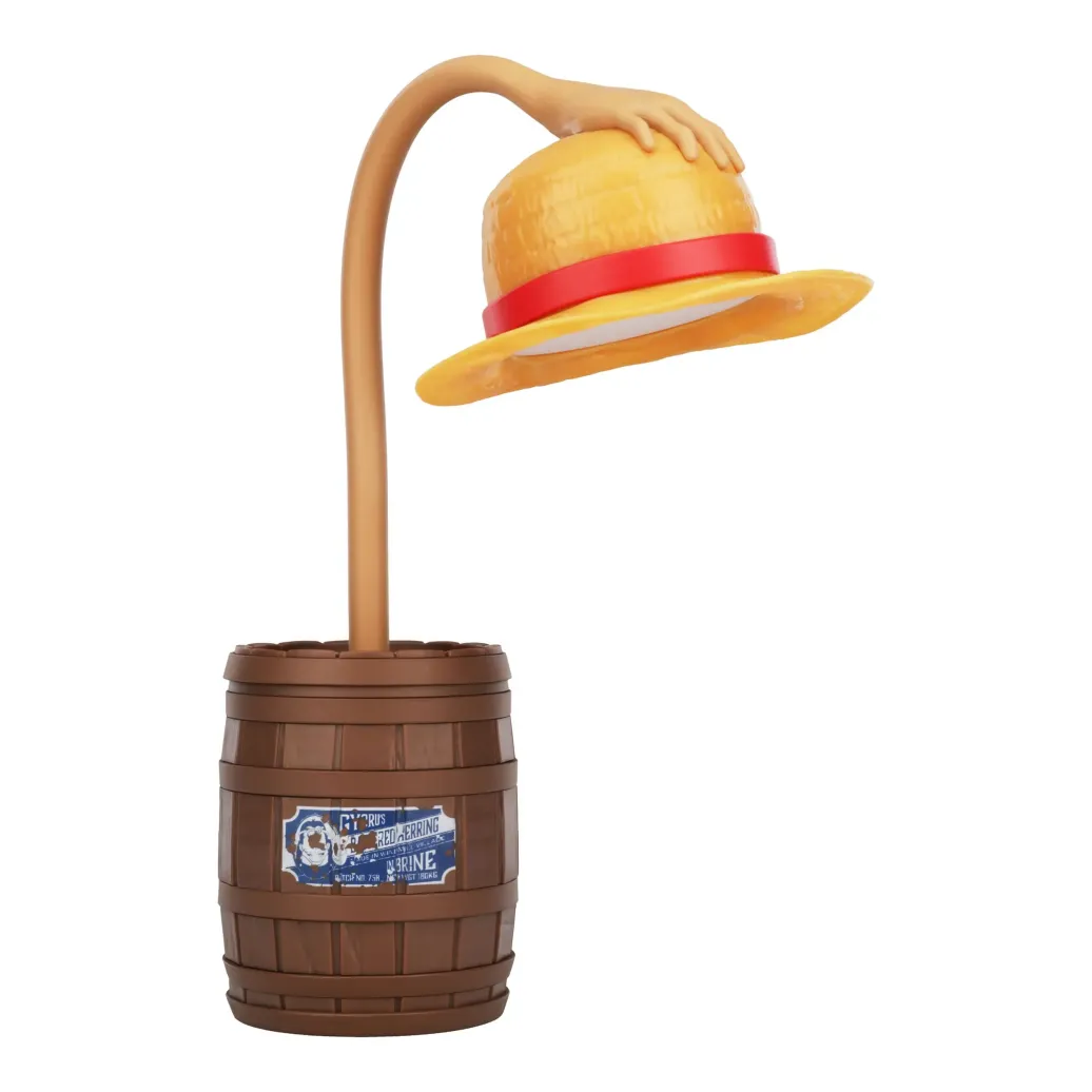 One Piece USB Schreibtischlampe Straw Hat 28 cm 