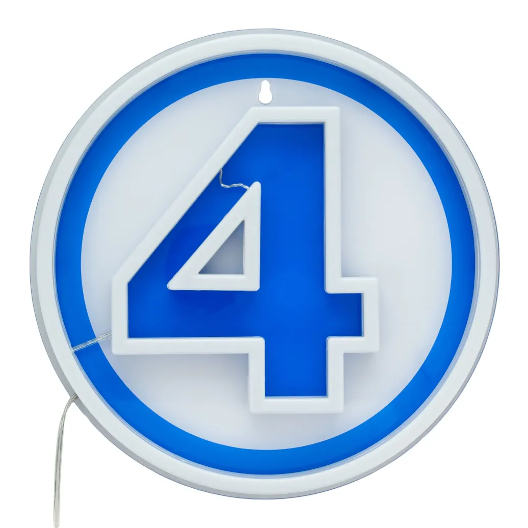 Fantastic Four LED Wandleuchte Logo Neon  