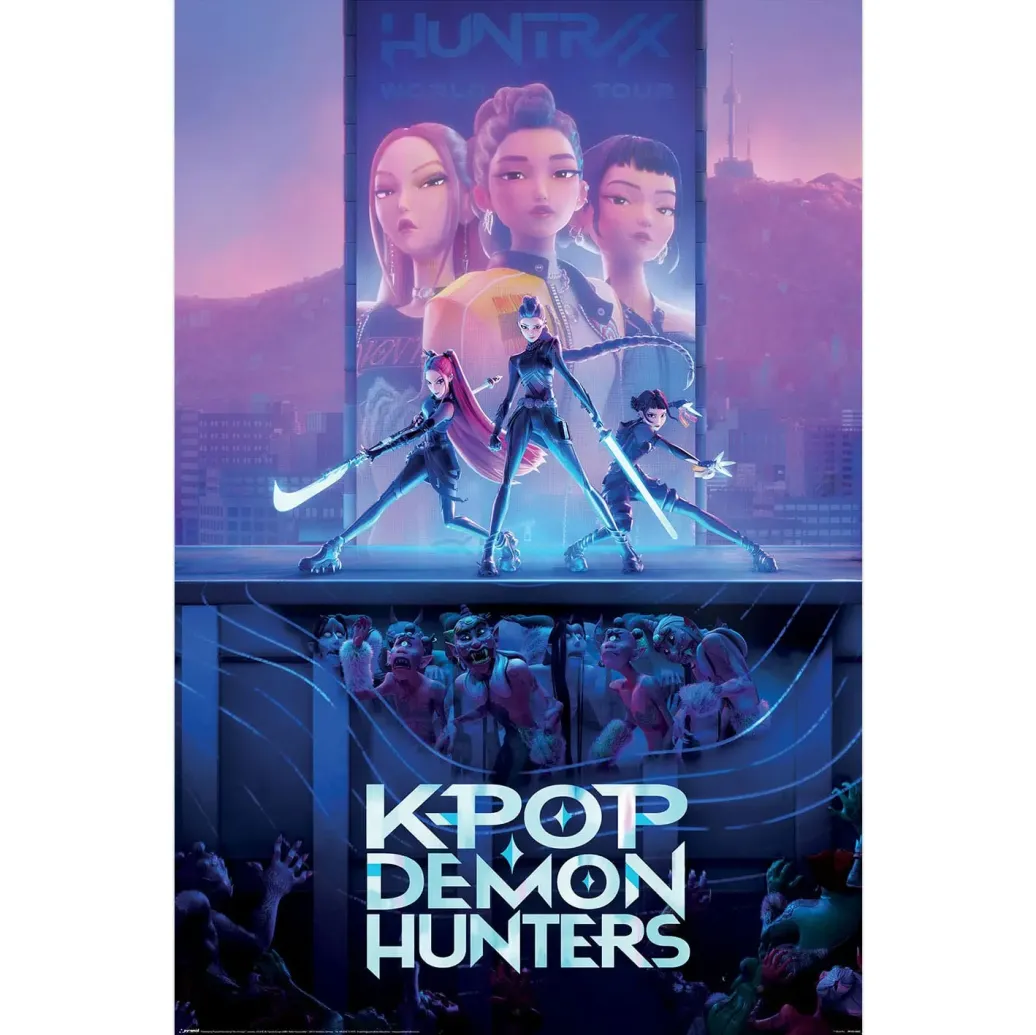 KPop Demon Hunters Poster Set Movie Key Art 61 x 91 cm (4) 