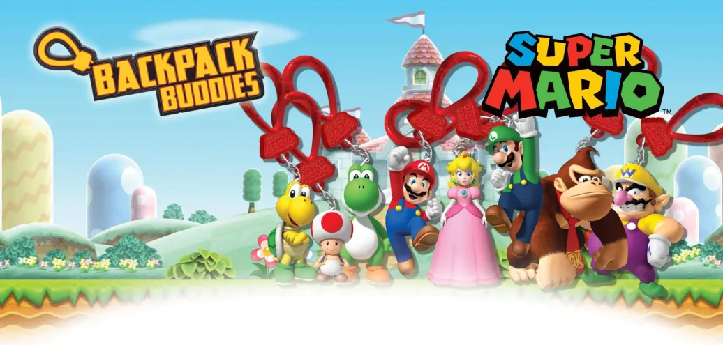 Super Mario Taschenanhänger Backpack Buddies Mystery Bags Display (24)