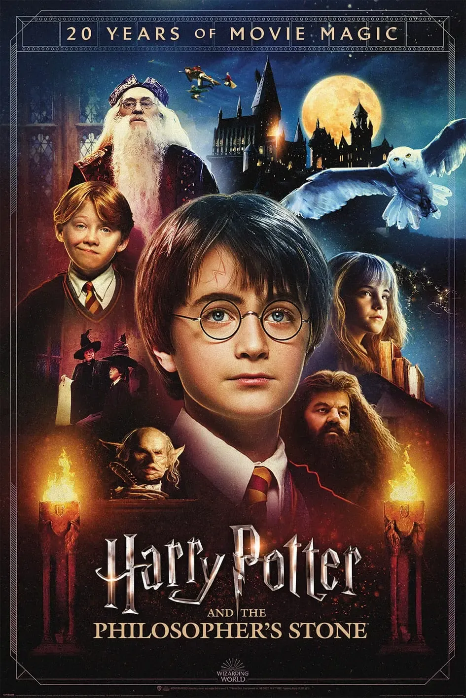 Harry Potter Poster Set 20 Years of Movie Magic 61 x 91 cm (4)