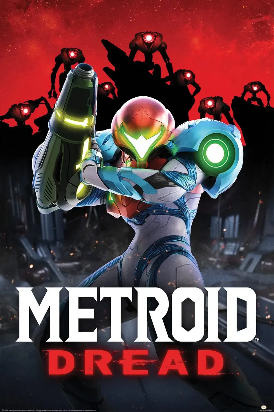 Metroid Dread Poster Set Shadows 61 x 91 cm (4)