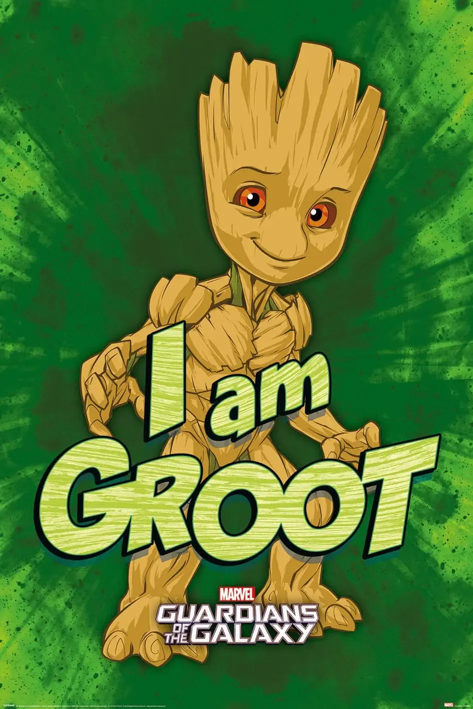 Marvel Poster Set Guardians of the Galaxy I am Groot 61 x 91 cm (4)