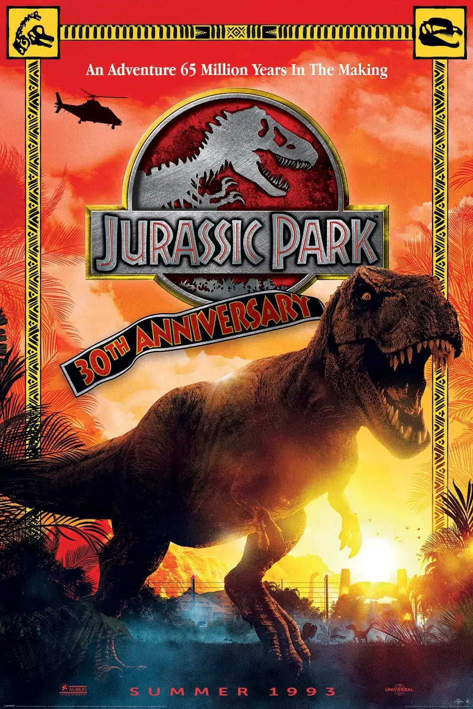 Jurassic Park Poster Set 50th Anniversary 61 x 91 cm (4)