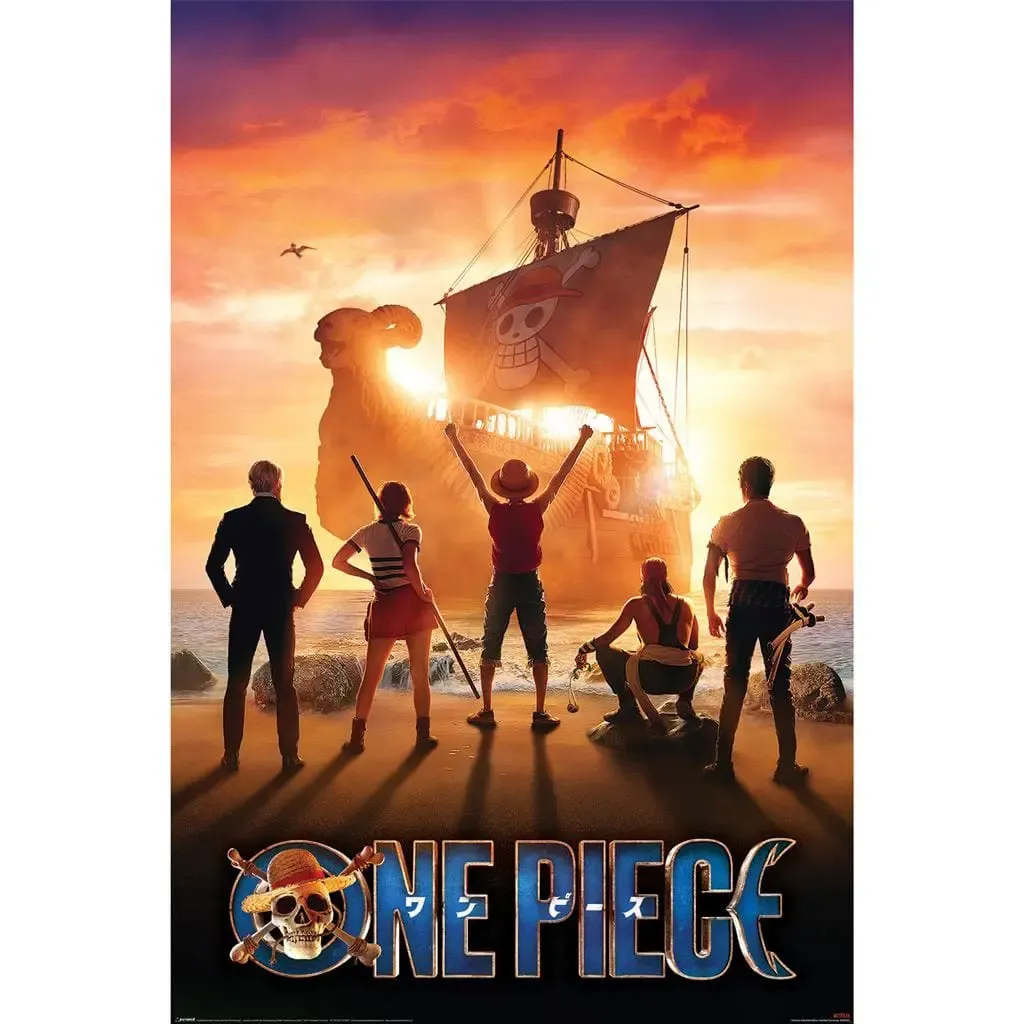 One Piece Poster Set Set Sail 61 x 91 cm (4)