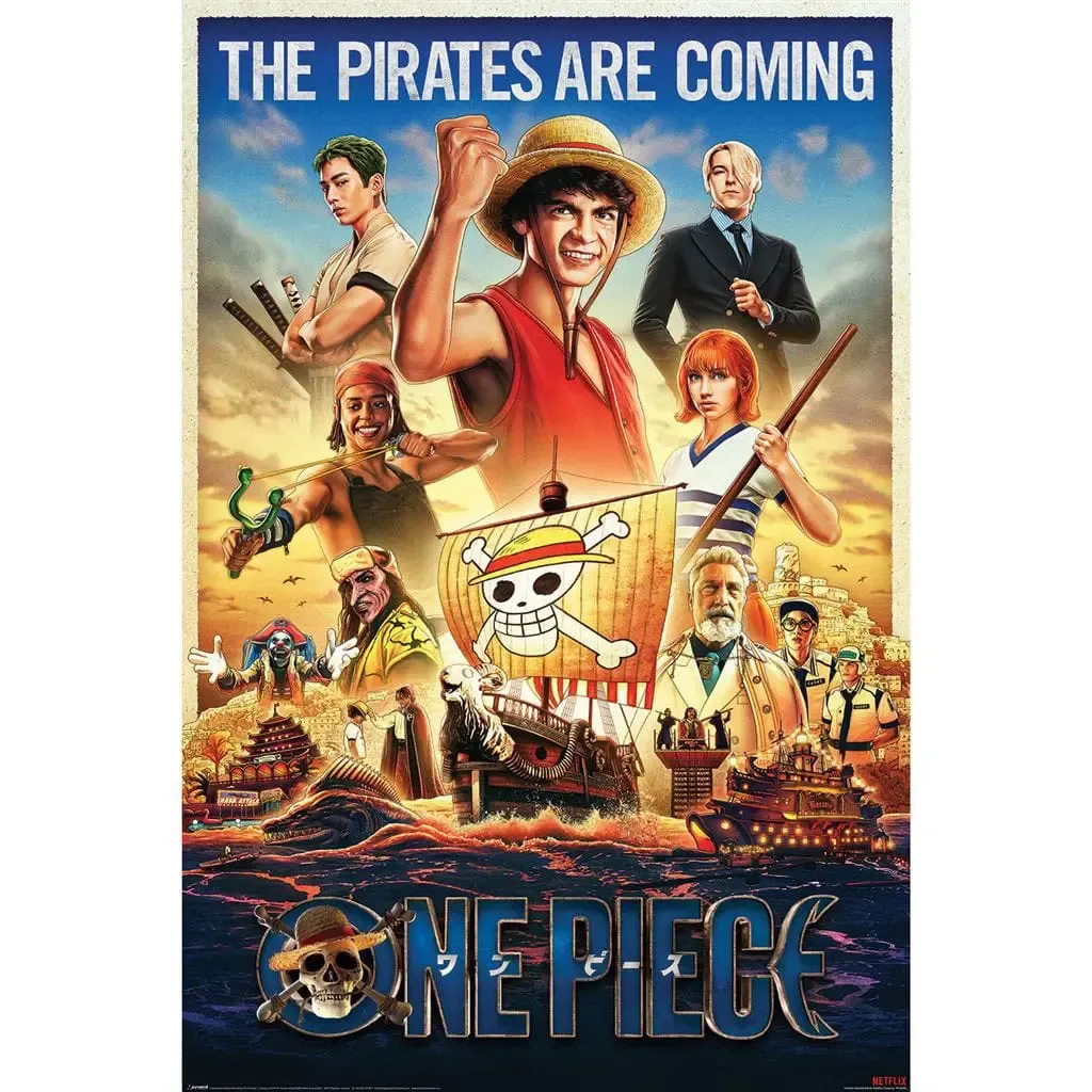 One Piece Poster Set Pirates Incoming 61 x 91 cm (4)