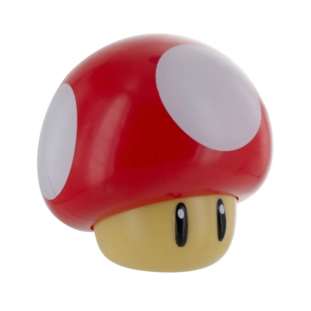 Super Mario Lampe mit Soundfunktion Power-Up Pilz 12 cm