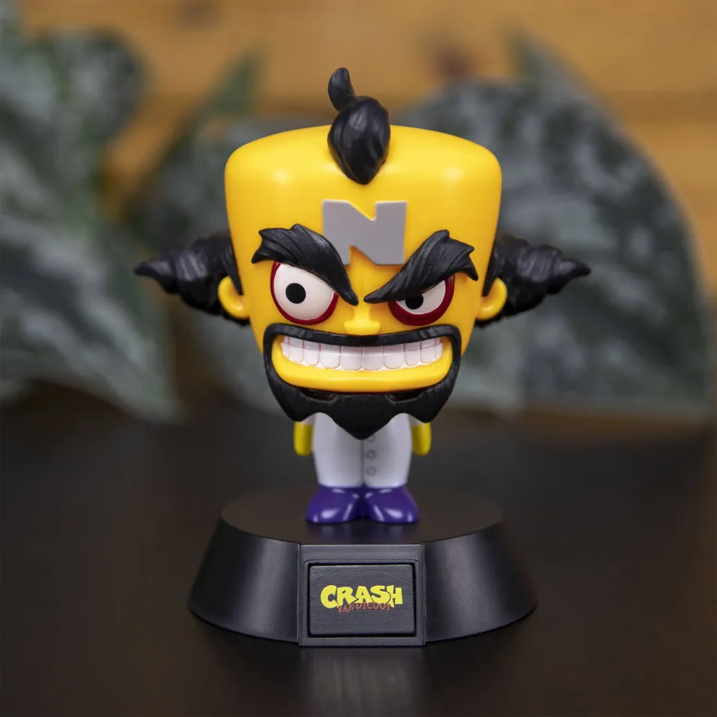 Crash Bandicoot 3D Icon Lampe Doctor Neo Cortex 10 cm