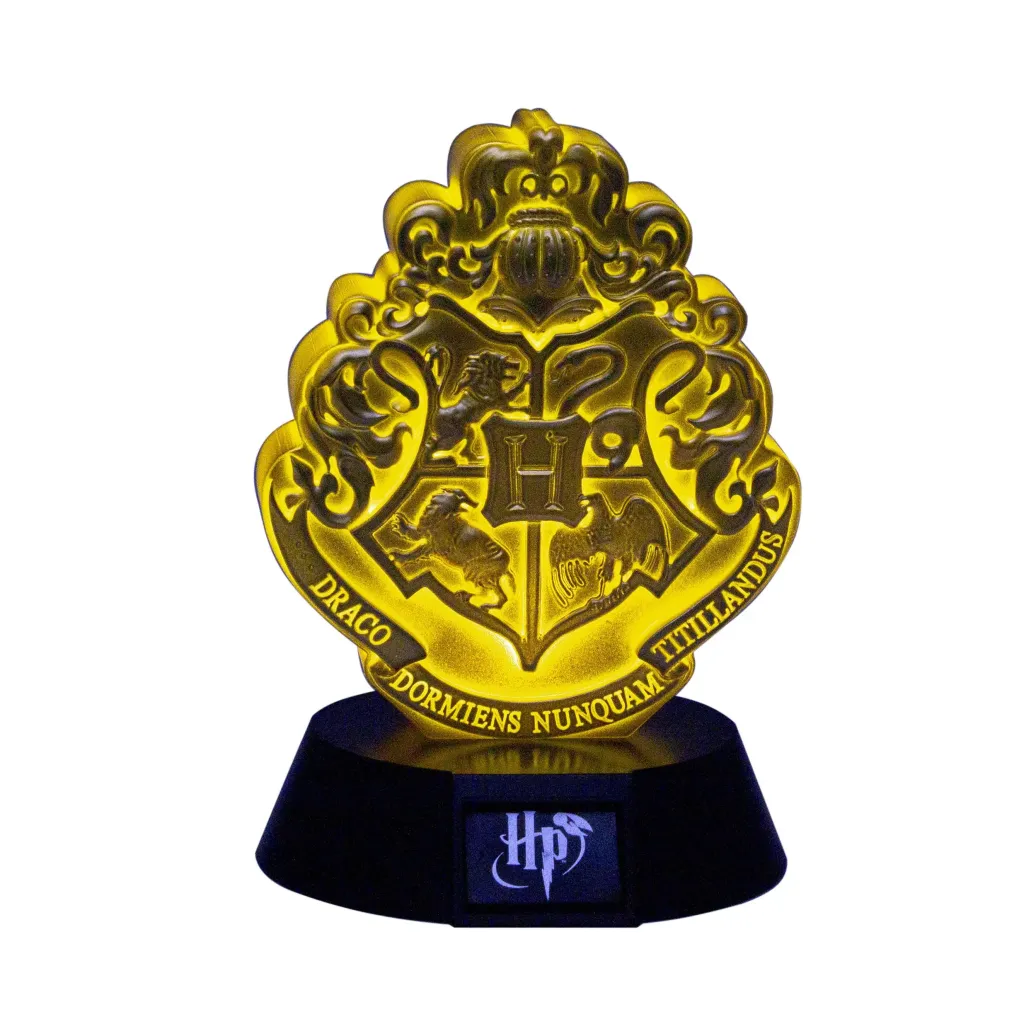 Harry Potter 3D Icon Lampe Hogwarts Crest 11 cm