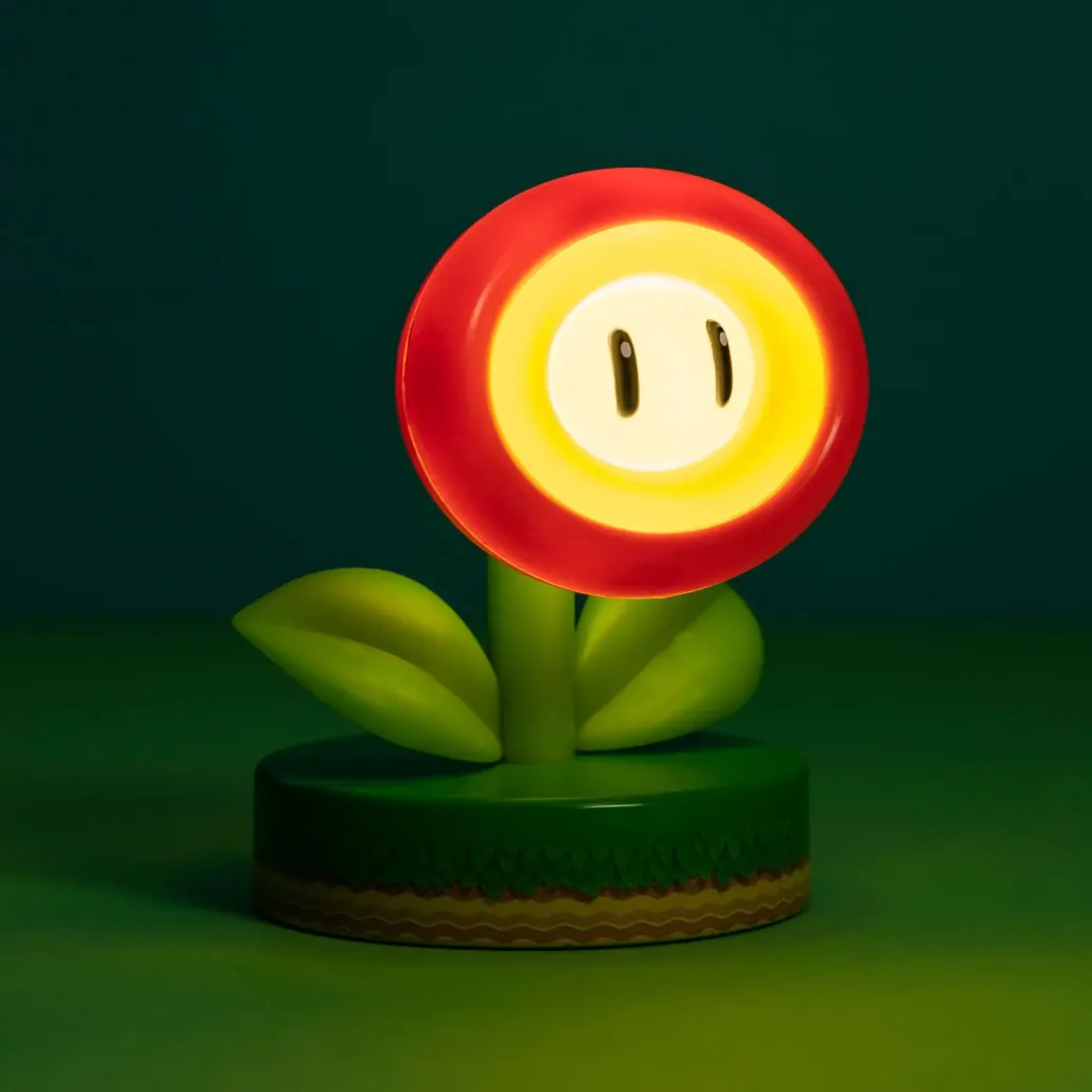 Super Mario Icon Lampe Fire Flower (V2)
