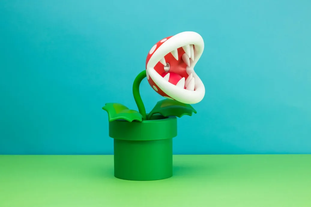 Super Mario Nachttischlampe Mini Piranha Plant