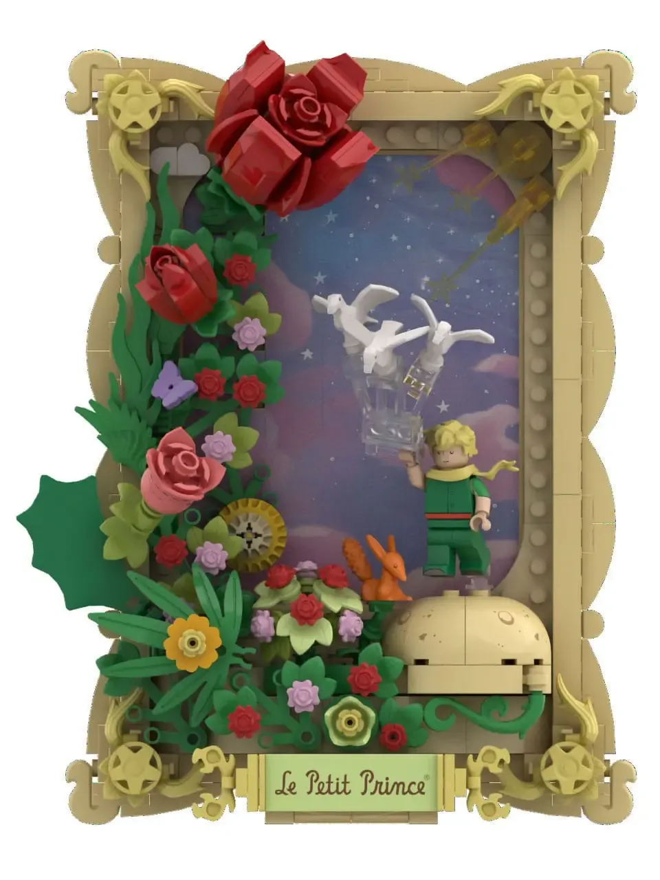 Der kleine Prinz Bauset Rose 23 cm