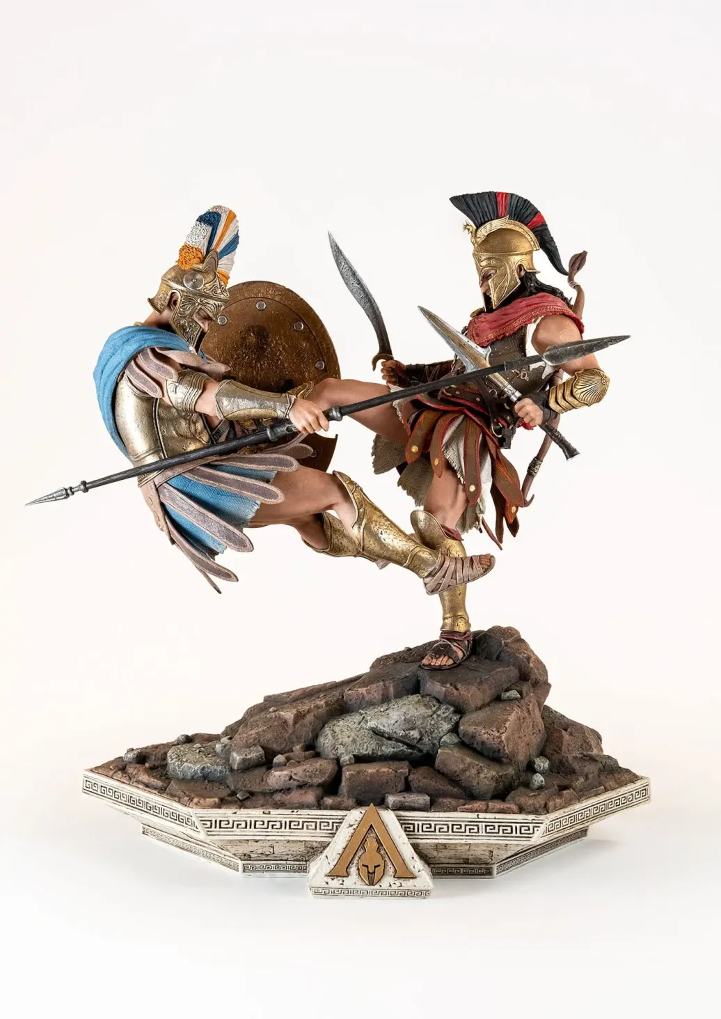 Assassins Creed Statue 1/6 Spartan Kick Alexios Diorama 37 cm 