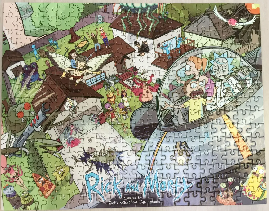 Rick and Morty Puzzle LC Exclusive