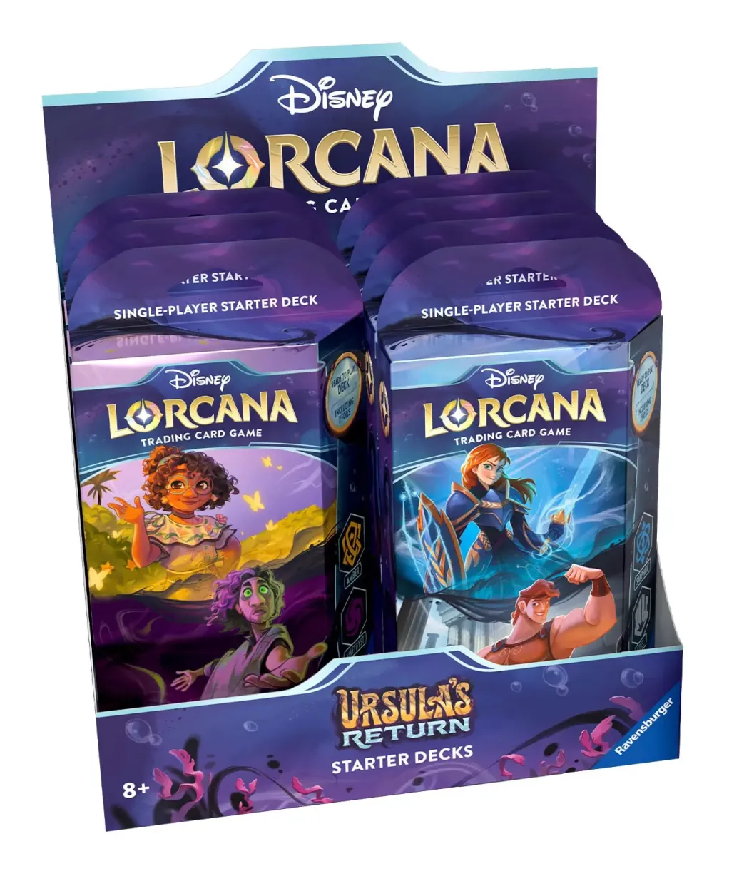 Disney Lorcana TCG Ursula's Return Starter Decks Display (8) *Englische Edition*