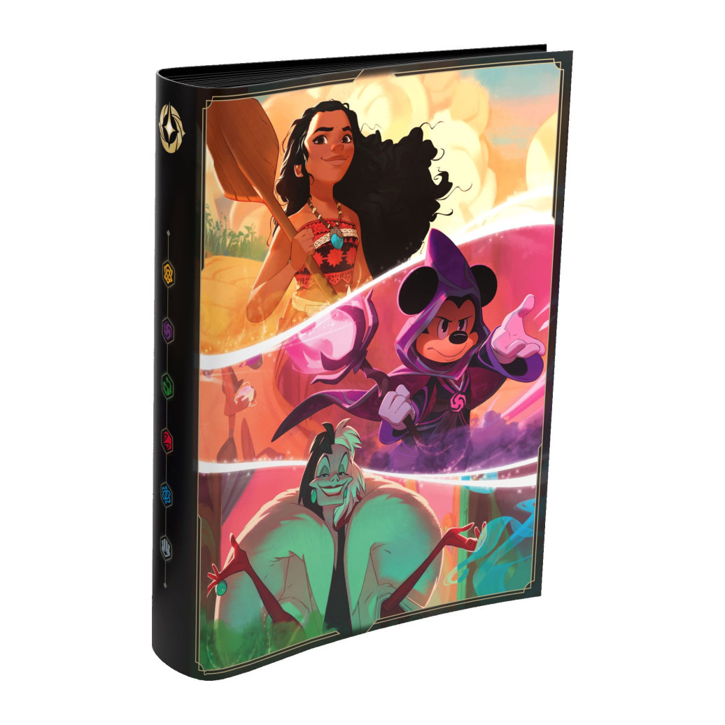 Disney Lorcana TCG Sammelalbum Micky, Vaiana, Cruella De Vil