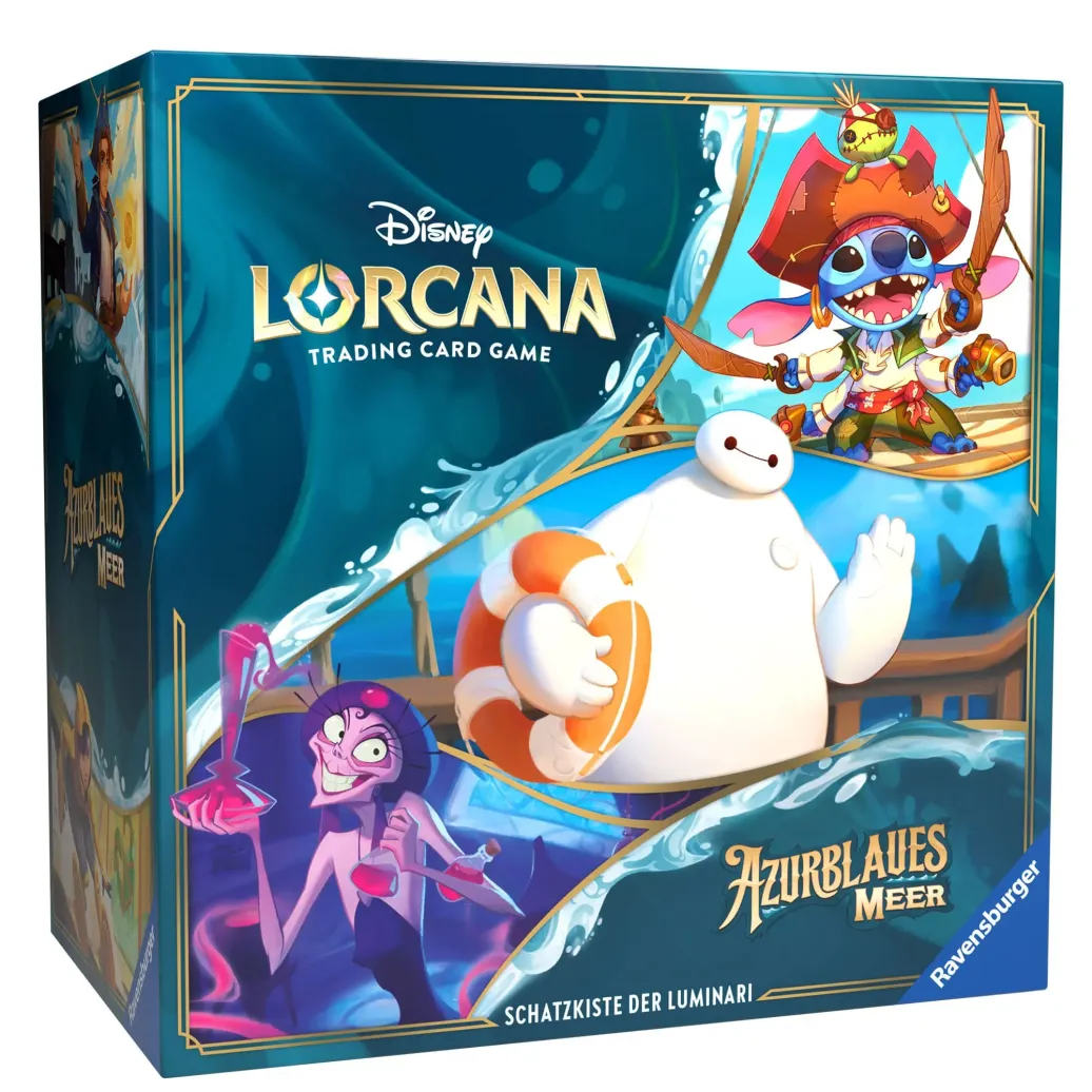 Disney Lorcana TCG Azurblaues Meer Schatzkiste der Luminari *Deutsche Edition*