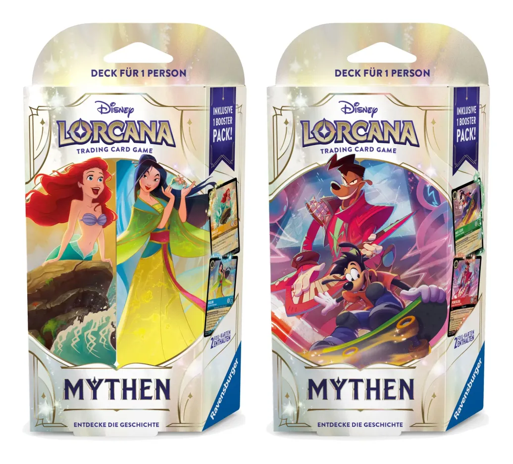 Disney Lorcana TCG Mythen Starter Decks Display (8) *Deutsche Edition*