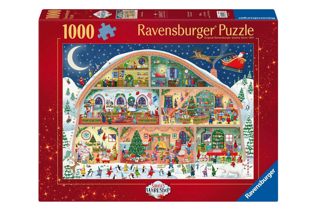Original Ravensburger Quality Puzzle Santa's Workshop (1000 Teile)