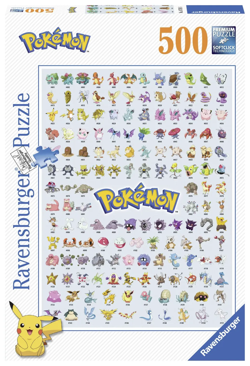 Pokémon Puzzle Pokémon Pokédex (500 Teile)