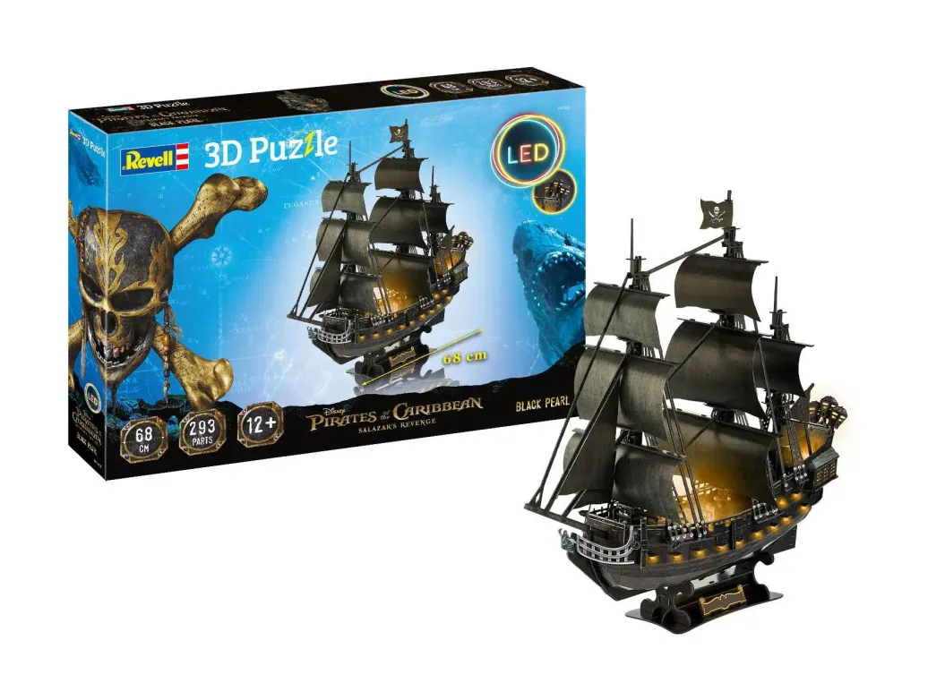 Pirates of the Caribbean: Salazars Rache 3D Puzzle Black Pearl LED Edition
