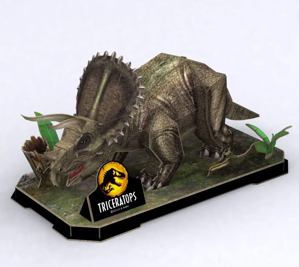 Jurassic World: Ein neues Zeitalter 3D Puzzle Triceratops