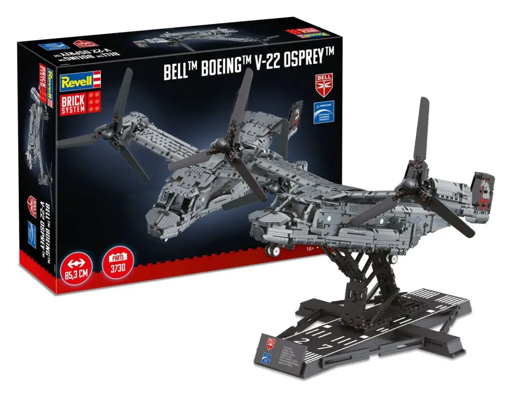 Bell Boeing Brick System Klemmbaustein Set V-22 Osprey 68 cm