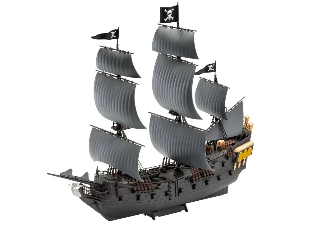 Pirates of the Caribbean Salazars Rache Easy-Click Modellbausatz 1/150 Black Pearl 26 cm