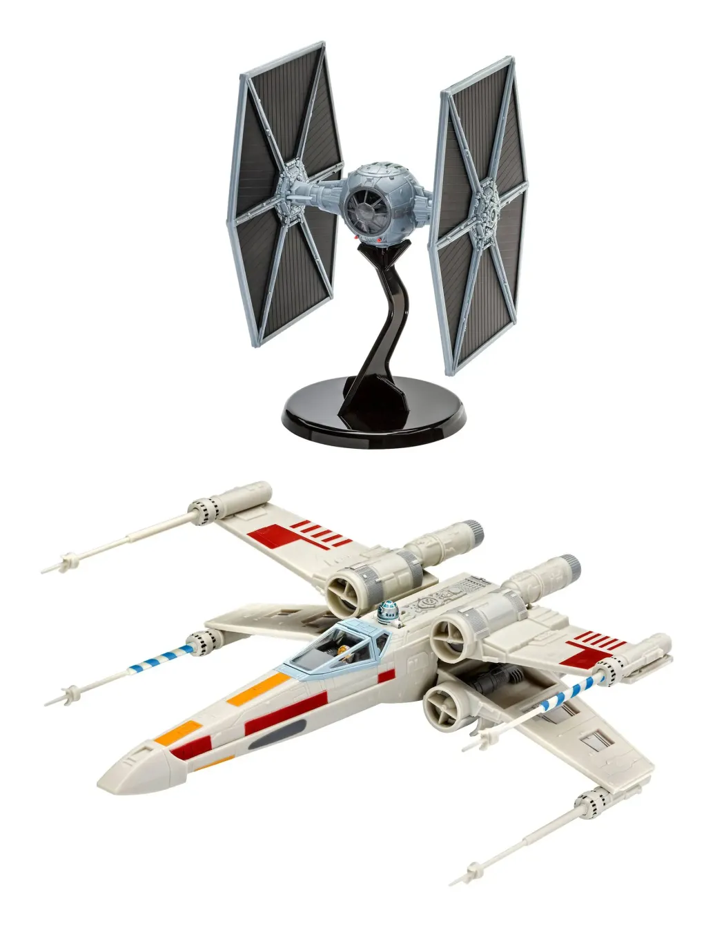 Star Wars Modellbausatz Geschenkset 1/57 X-Wing Fighter & 1/65 TIE Fighter