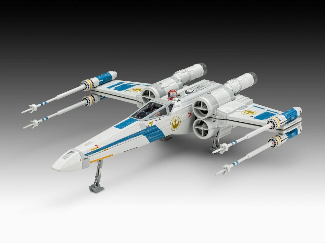 Star Wars The Mandalorian and Grogu Revell Modellbausatz 1/57 New Republic X-Wing Fighter 22 cm