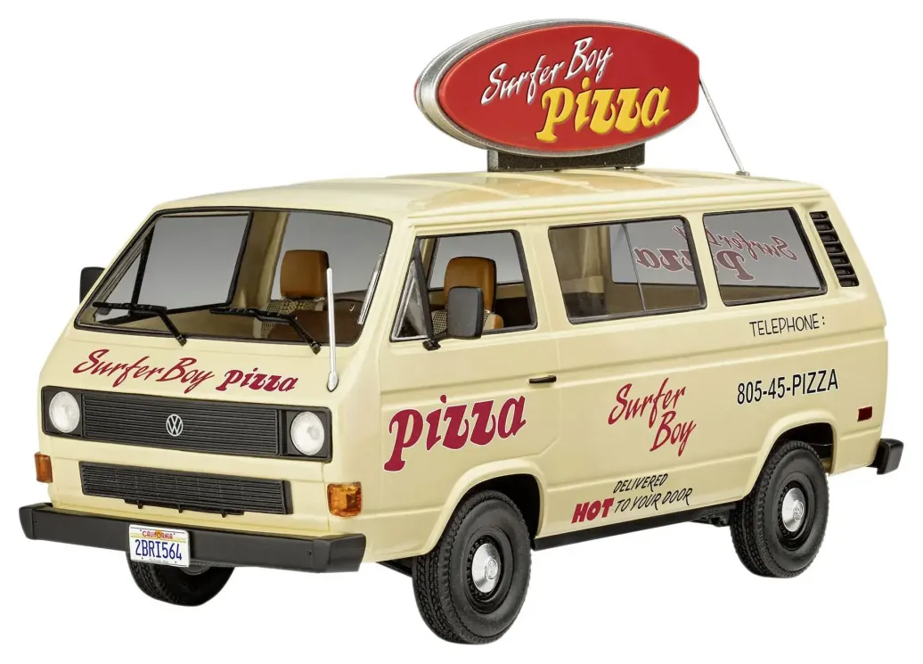 Stranger Things Modellbausatz 1/25 VW T3 Bus Surfer Boy 19 cm
