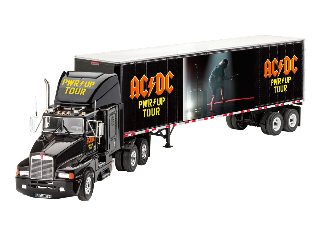 AC/DC Modellbausatz Tour Truck & Trailer 55 cm