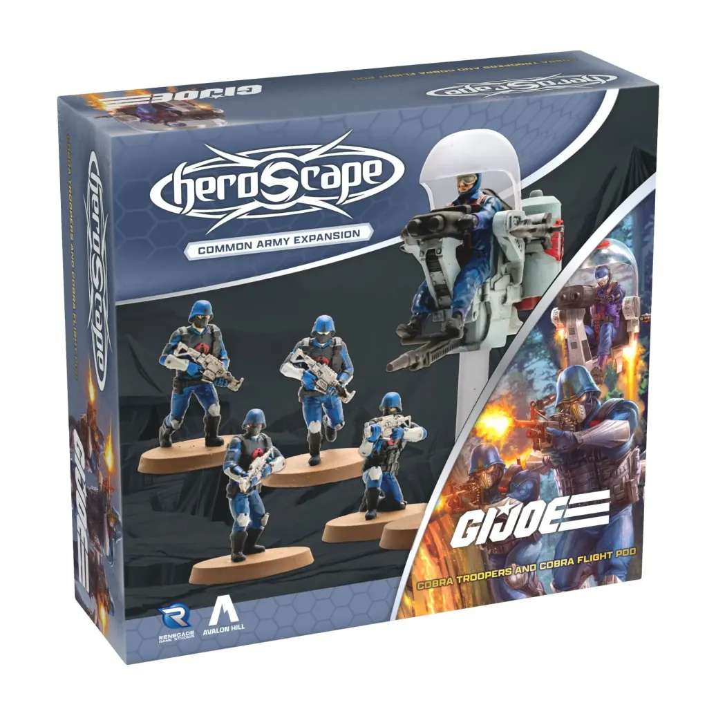 G.I.Joe Heroscape Armeeerweiterung Cobra Troopers & Cobra Flight Pod (Common) *Englische Version*