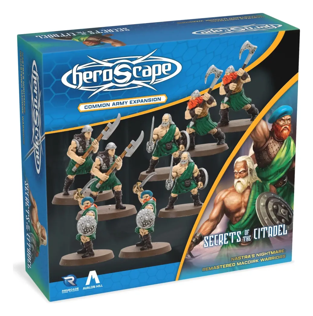 Heroscape Brettspiel Armee-Erweiterung MacDirk Warriors Remastered *Englische Version*