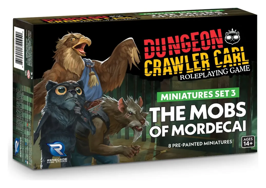Dungeon Crawler Carl Miniaturen-Set 3 Mobs of Mordecai