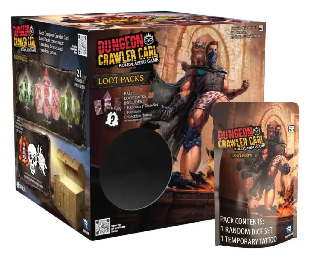 Dungeon Crawler Carl Würfel Blind Box Display (20)