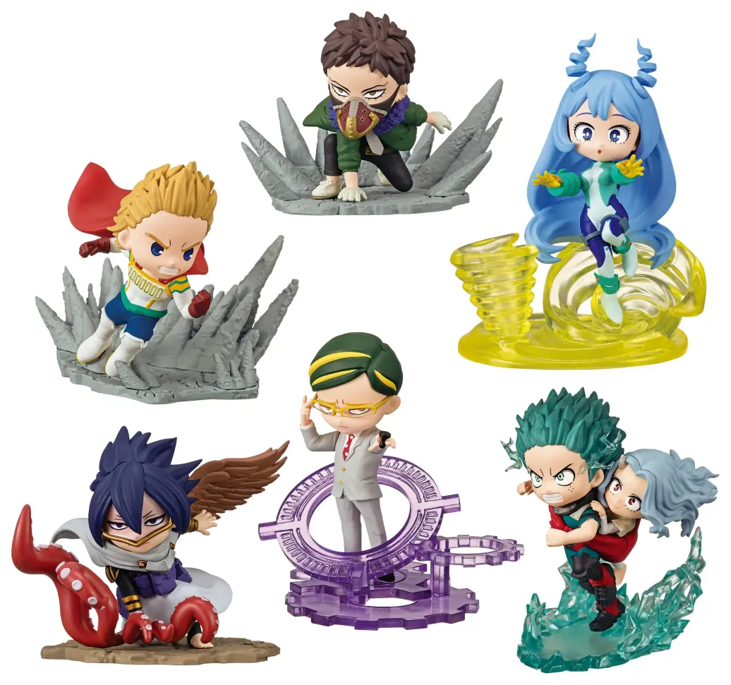 My Hero Academia Desktop Heroes 3 Minifiguren 6 cm Plus Ultra Battle Display (6)