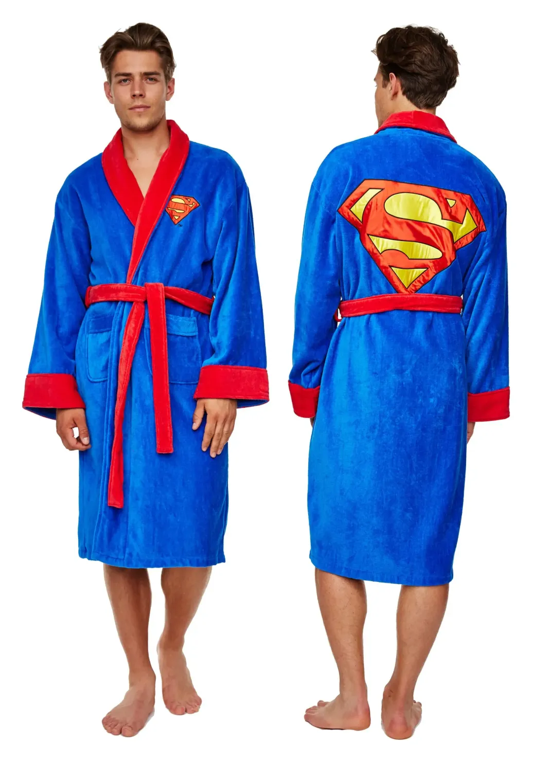 DC Comics Fleece-Bademantel Superman