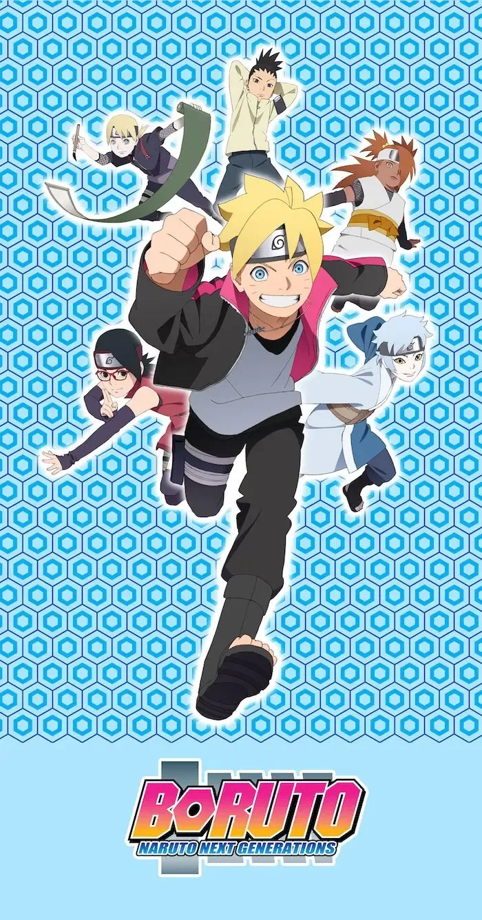 Boruto - Naruto Next Generations Handtuch Characters 70 x 35 cm