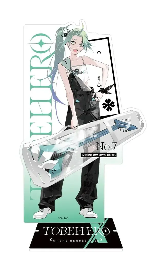 To Be Hero X Acryl-Aufsteller Hero Show Series Lucky Cyan 17 cm 
