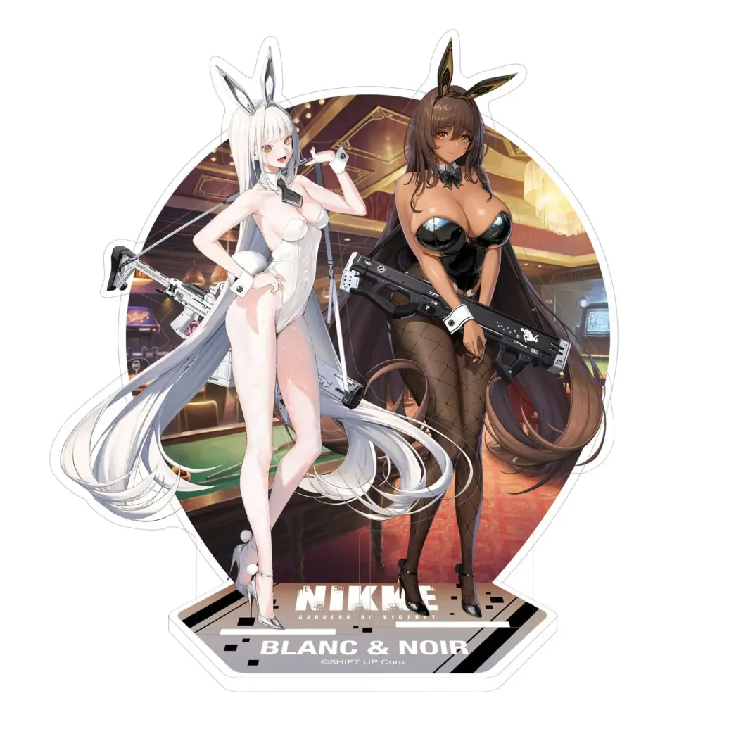 Goddess of Victory: Nikke Acryl Diorama Blanc & Noir 18 cm