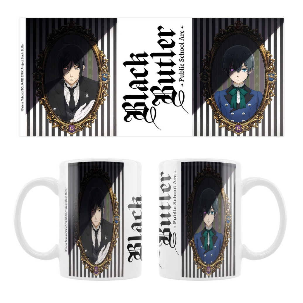 Black Butler: Public School Arc Keramiktasse Sebastian & Ciel
