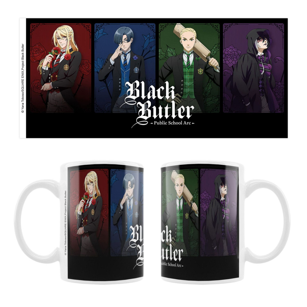 Black Butler: Public School Arc Keramiktasse Edgar, Lawrence, Herman & Gregory