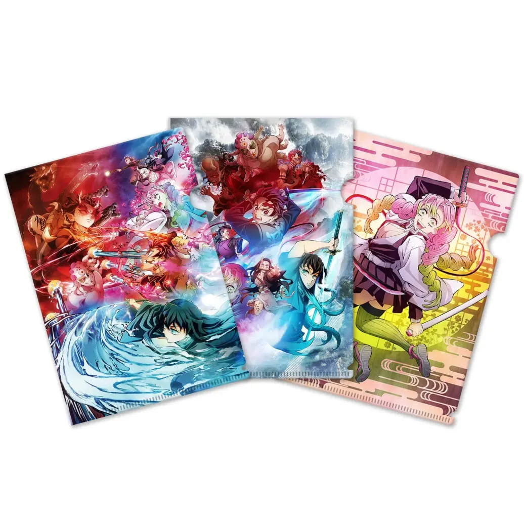 Demon Slayer: Kimetsu no Yaiba Klarsichthüllen 3er-Set 01 
