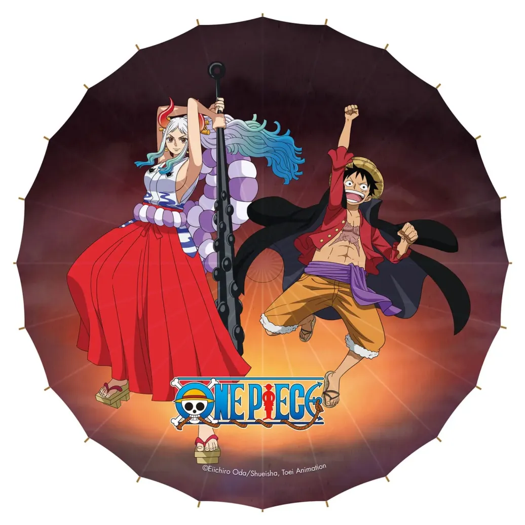 One Piece Sonnenschirm Monkey D. Luffy & Yamato