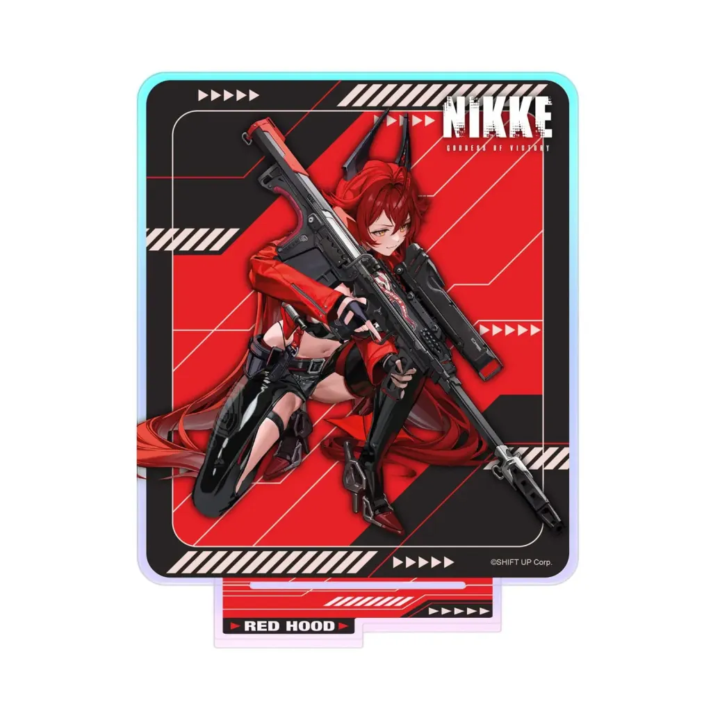 Goddess of Victory: Nikke Crouching Series Acryl Stand Red Hood Holographic 14 cm