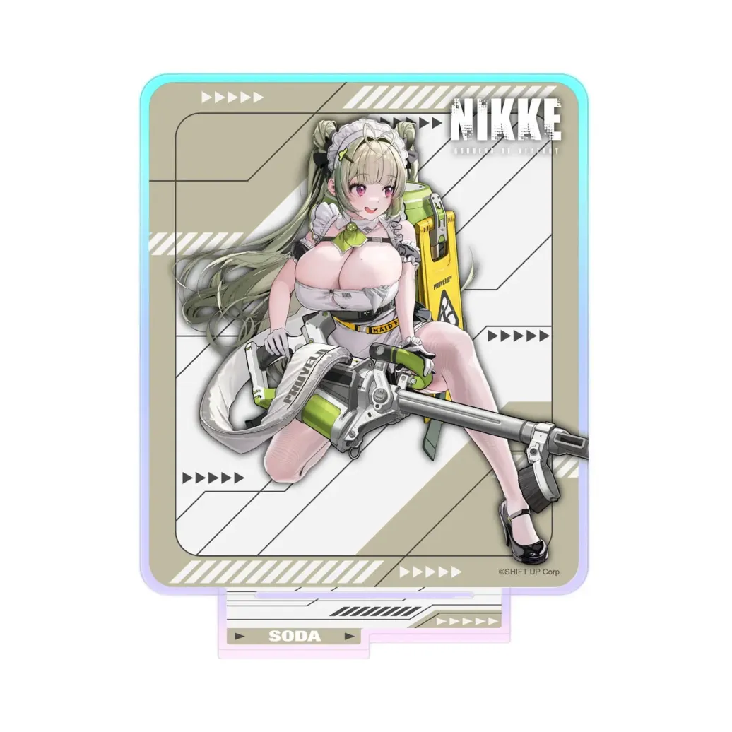 Goddess of Victory: Nikke Crouching Series Acryl Stand Soda Holographic 14 cm