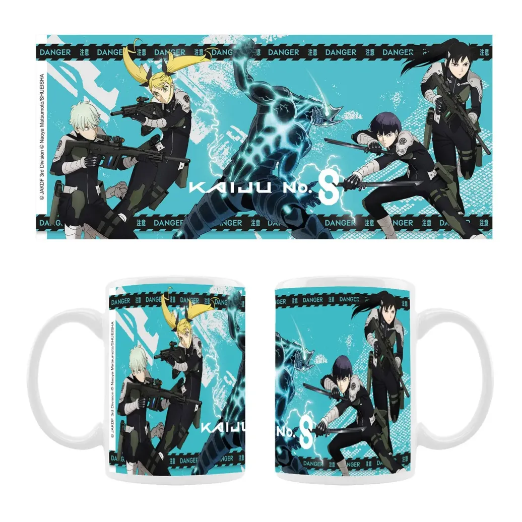 Kaiju No. 8 Keramiktasse Kaiju No. 8, Reno Ichikawa, Soshiro Hoshina, Mina Ashira, Kikoru Shinomiya Season 2