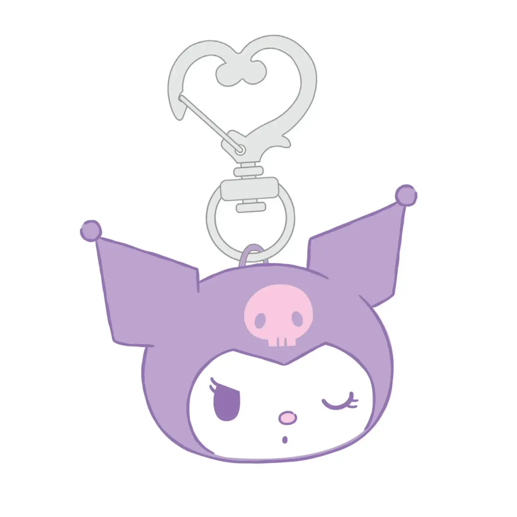 Sanrio Plüsch-Schlüsselanhänger Kuromi 